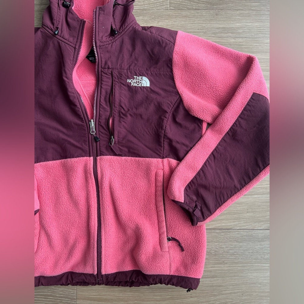 The North Face Women's Size Medium Polartec Denali Fleece Jacket Pink Hoodie - Picture 1 of 7